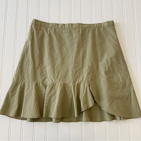 Madewell Ruffle Hem Mini Skirt - Size 6 - Picture 1 of 4